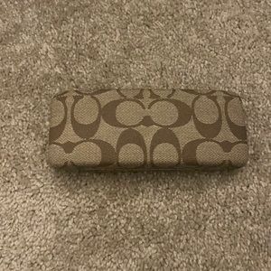 Coach glasses case